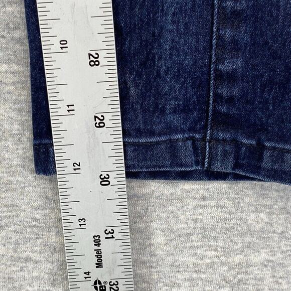Tommy Hilfiger Jeans Womens 12 Skinny Mid Rise Dark Denim Stretch Front Zipper - Picture 10 of 11